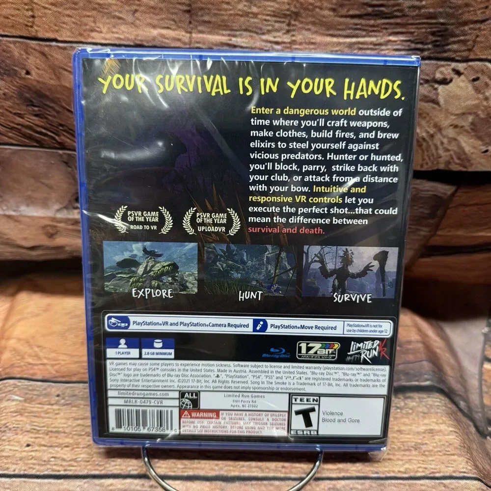 Song in the Smoke PS4 VR Survival Adventure Limited Run #479 Sony Playstation 4